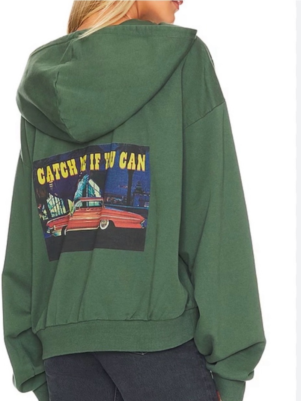 BOYS LIE Heart Racer Hoodie Catch Me If You Can in Green - OS - SOLD OUT ONLINE